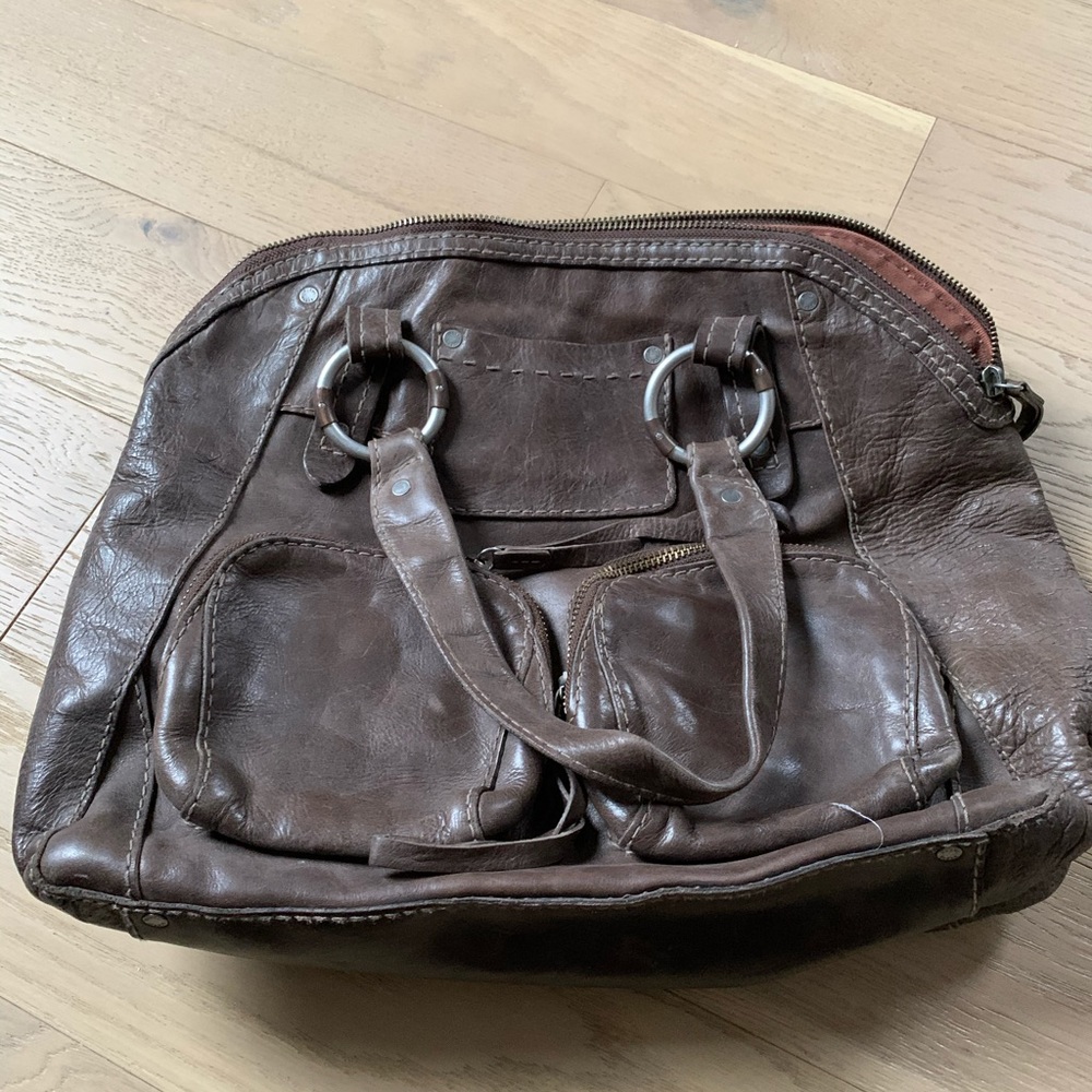 Ruehl no 925 authentic leather brown purse